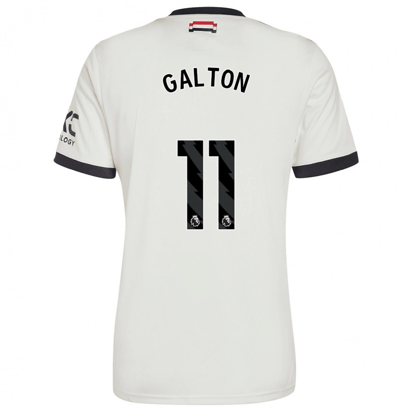 Danxen Kinder Leah Galton #11 Cremeweiß Ausweichtrikot Trikot 2024/25 T-Shirt Schweiz