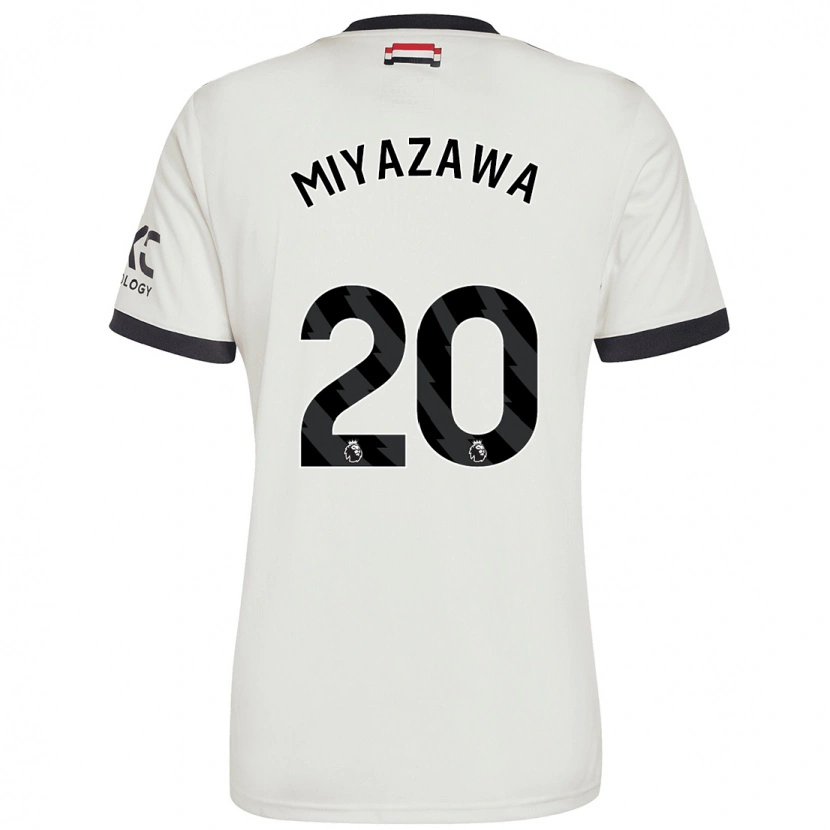 Danxen Kinder Hinata Miyazawa #20 Cremeweiß Ausweichtrikot Trikot 2024/25 T-Shirt Schweiz