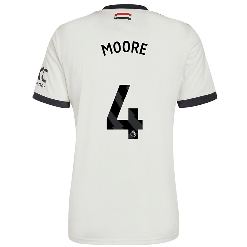 Danxen Kinder Jade Moore #4 Cremeweiß Ausweichtrikot Trikot 2024/25 T-Shirt Schweiz