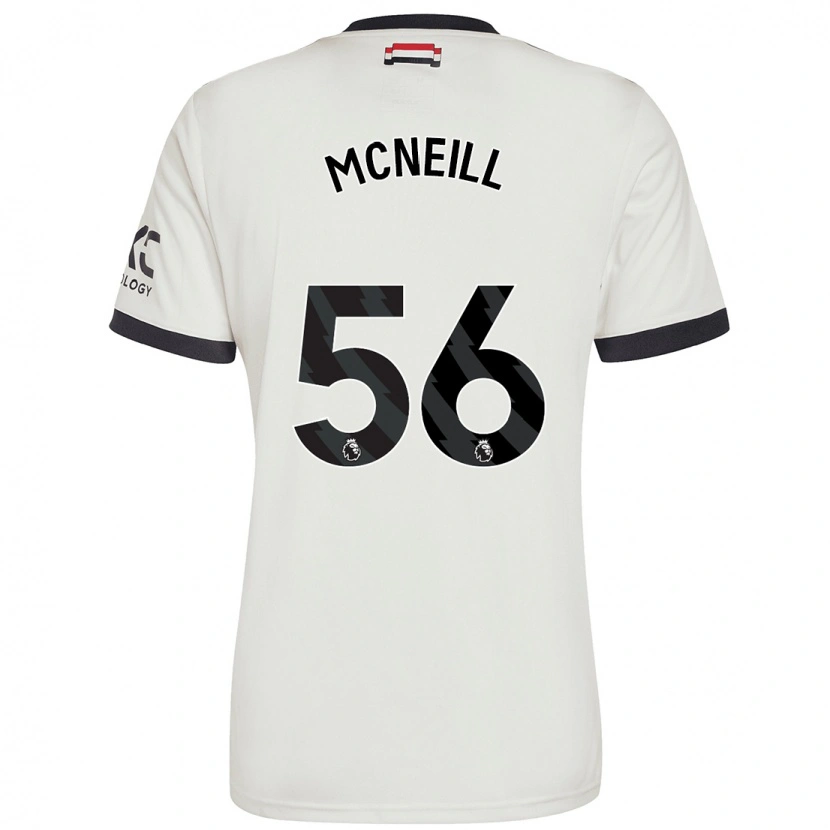 Danxen Kinder Charlie Mcneill #56 Cremeweiß Ausweichtrikot Trikot 2024/25 T-Shirt Schweiz