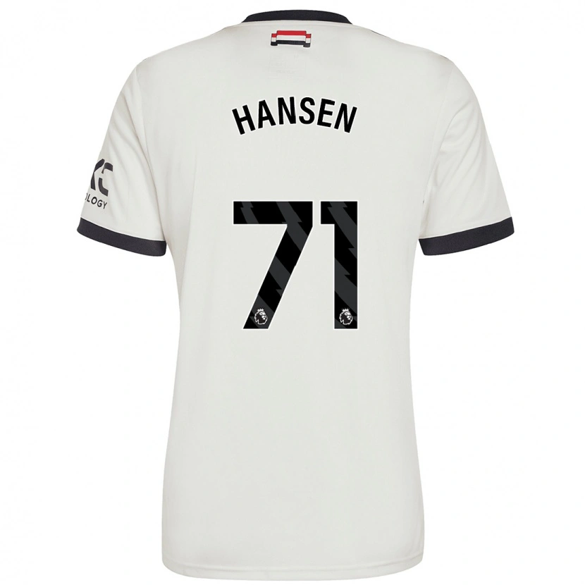 Danxen Kinder Isak Hansen-Aaroen #71 Cremeweiß Ausweichtrikot Trikot 2024/25 T-Shirt Schweiz