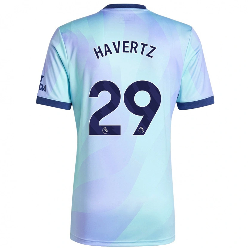 Danxen Kinder Kai Havertz #29 Aquamarin Ausweichtrikot Trikot 2024/25 T-Shirt Schweiz