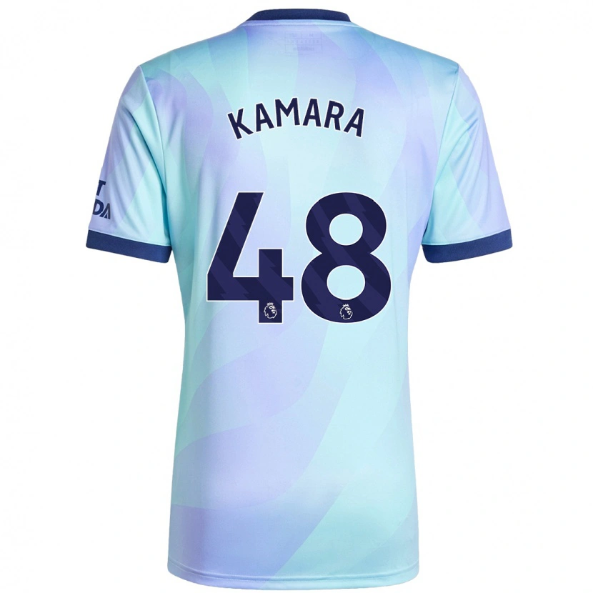 Danxen Kinder Osman Kamara #48 Aquamarin Ausweichtrikot Trikot 2024/25 T-Shirt Schweiz