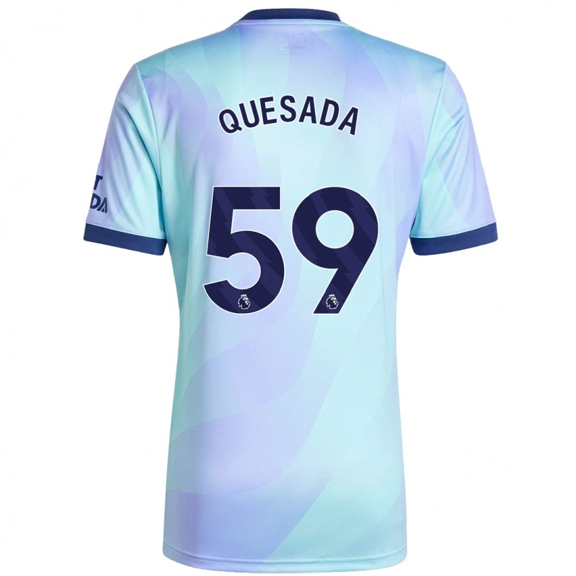 Danxen Kinder Elián Quesada #59 Aquamarin Ausweichtrikot Trikot 2024/25 T-Shirt Schweiz