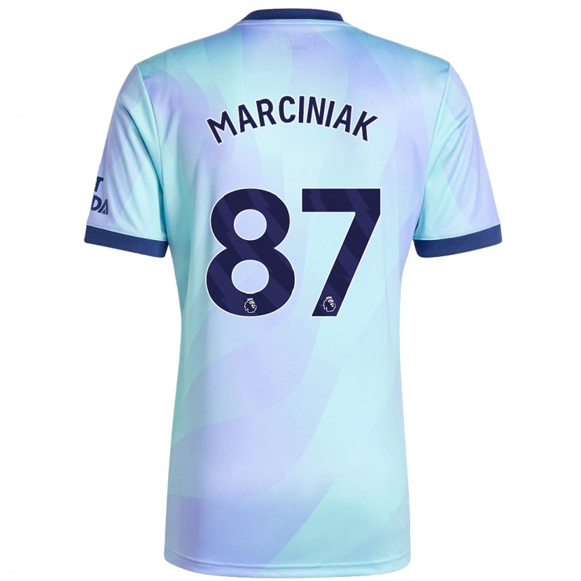 Danxen Kinder Alex Marciniak #87 Aquamarin Ausweichtrikot Trikot 2024/25 T-Shirt Schweiz