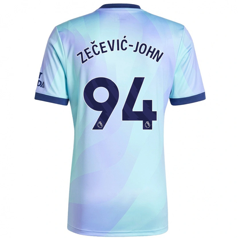 Danxen Kinder Louis Zečević-John #94 Aquamarin Ausweichtrikot Trikot 2024/25 T-Shirt Schweiz