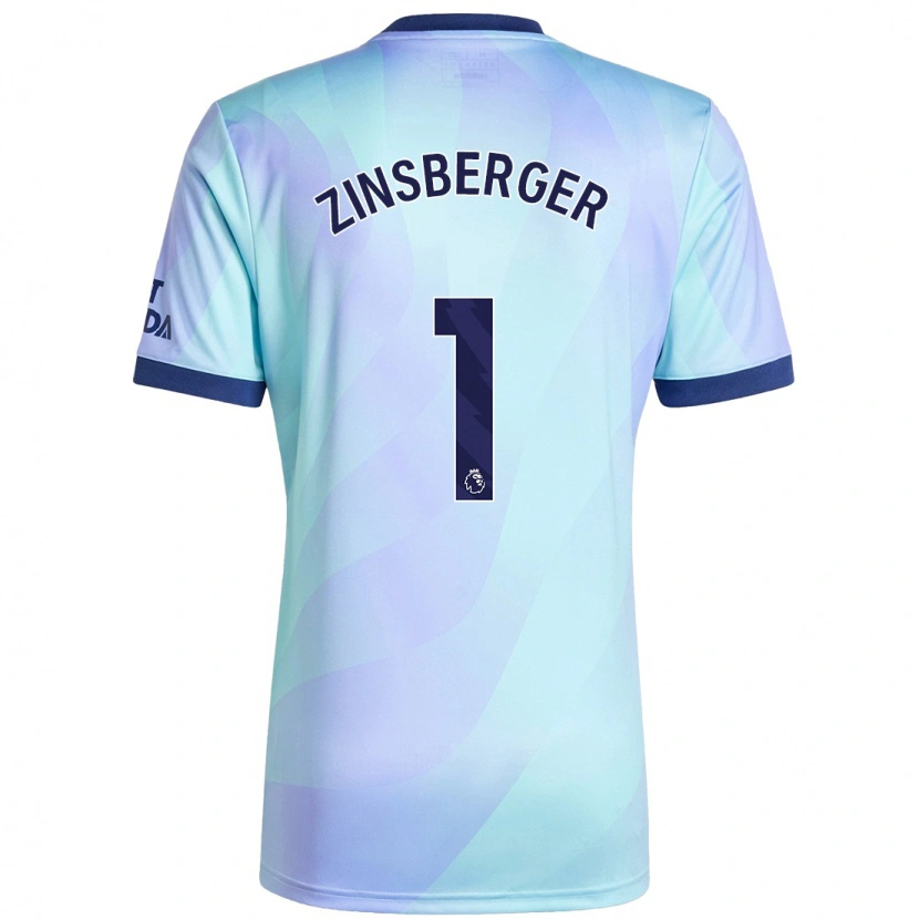 Danxen Kinder Manuela Zinsberger #1 Aquamarin Ausweichtrikot Trikot 2024/25 T-Shirt Schweiz