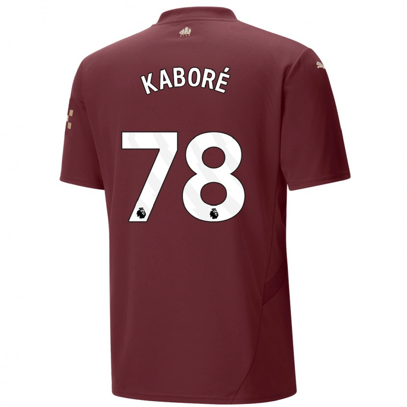 Danxen Kinder Issa Kaboré #78 Kastanienbraun Ausweichtrikot Trikot 2024/25 T-Shirt Schweiz