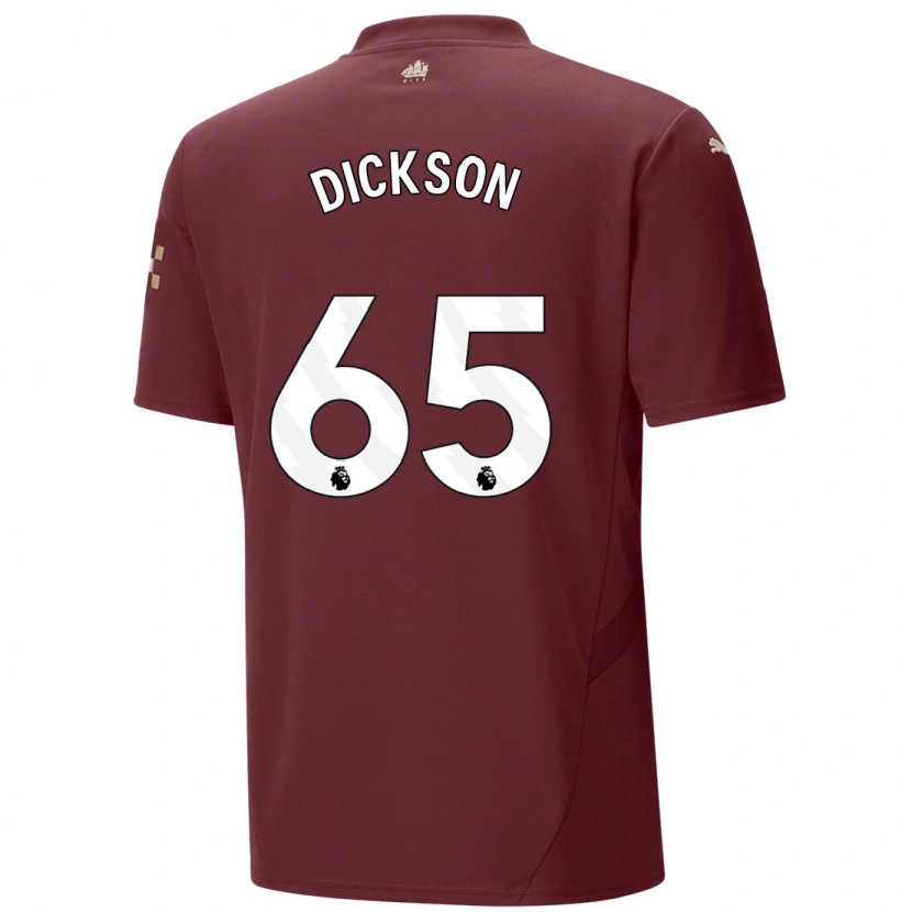 Danxen Kinder Will Dickson #65 Kastanienbraun Ausweichtrikot Trikot 2024/25 T-Shirt Schweiz