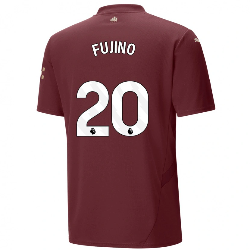 Danxen Kinder Aoba Fujino #20 Kastanienbraun Ausweichtrikot Trikot 2024/25 T-Shirt Schweiz