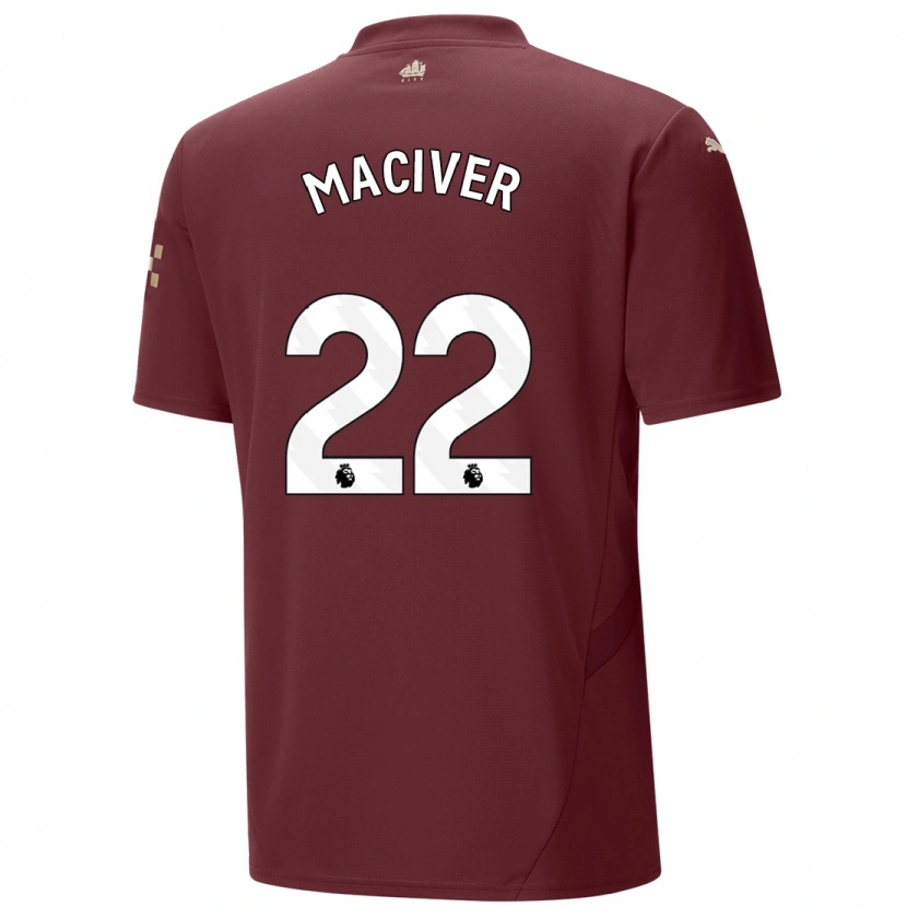 Danxen Kinder Sandy Maciver #22 Kastanienbraun Ausweichtrikot Trikot 2024/25 T-Shirt Schweiz