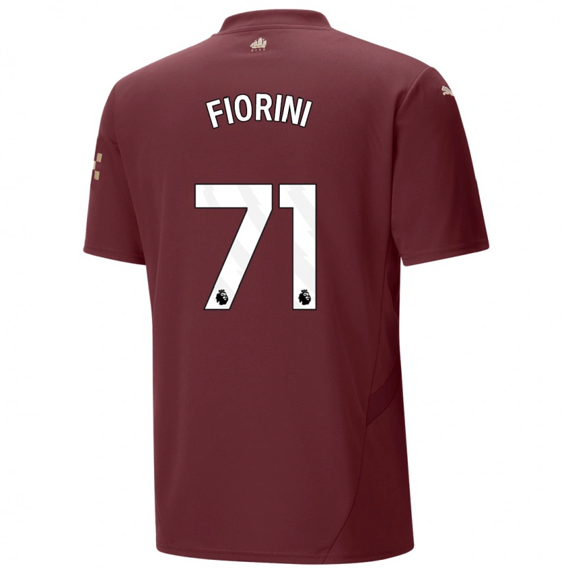 Danxen Kinder Lewis Fiorini #71 Kastanienbraun Ausweichtrikot Trikot 2024/25 T-Shirt Schweiz