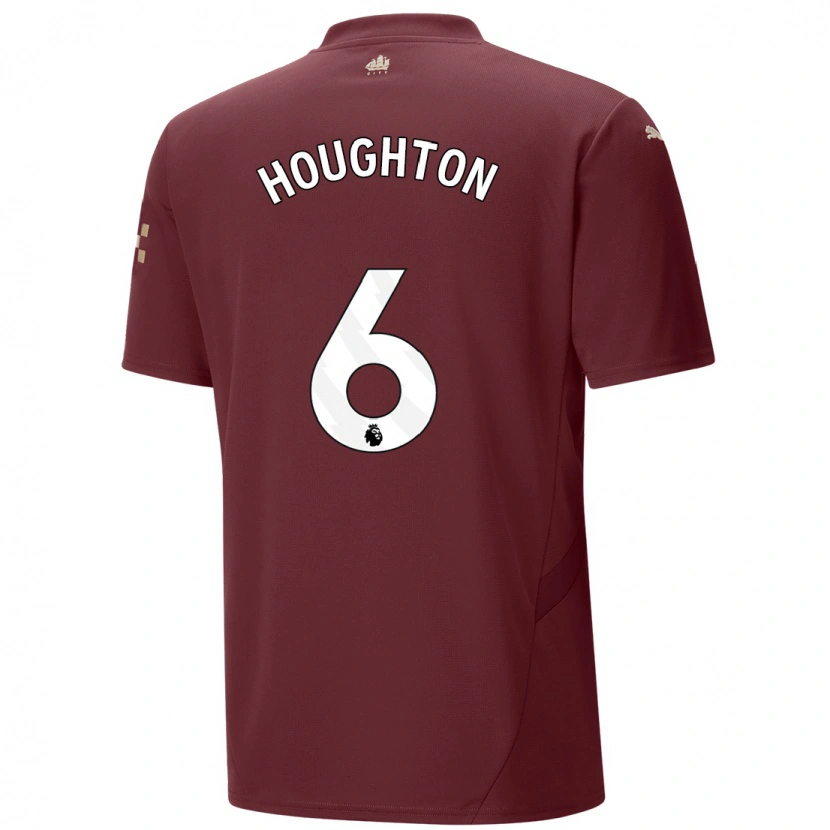 Danxen Kinder Steph Houghton #6 Kastanienbraun Ausweichtrikot Trikot 2024/25 T-Shirt Schweiz