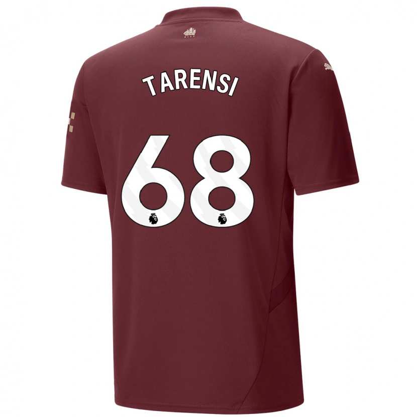 Danxen Kinder Oscar Tarensi #68 Kastanienbraun Ausweichtrikot Trikot 2024/25 T-Shirt Schweiz