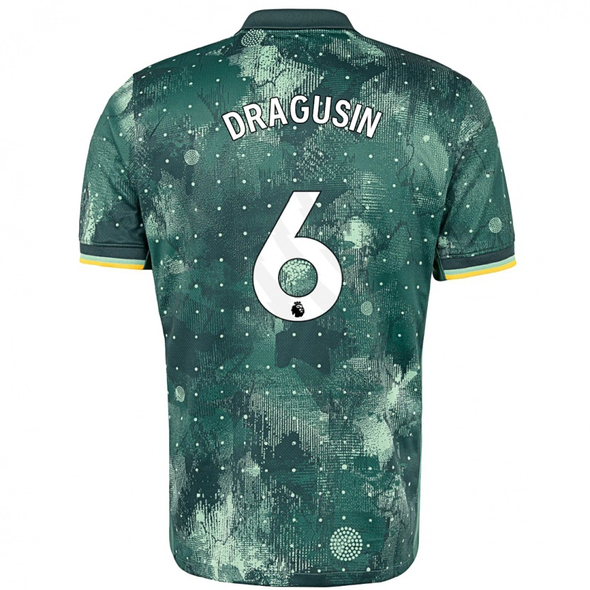 Danxen Kinder Radu Drăgușin #6 Mintgrün Ausweichtrikot Trikot 2024/25 T-Shirt Schweiz