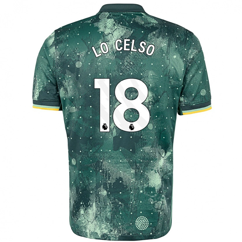 Danxen Kinder Giovani Lo Celso #20 Mintgrün Ausweichtrikot Trikot 2024/25 T-Shirt Schweiz