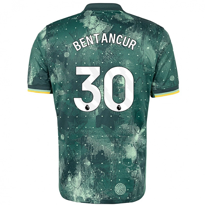 Danxen Kinder Rodrigo Bentancur #30 Mintgrün Ausweichtrikot Trikot 2024/25 T-Shirt Schweiz