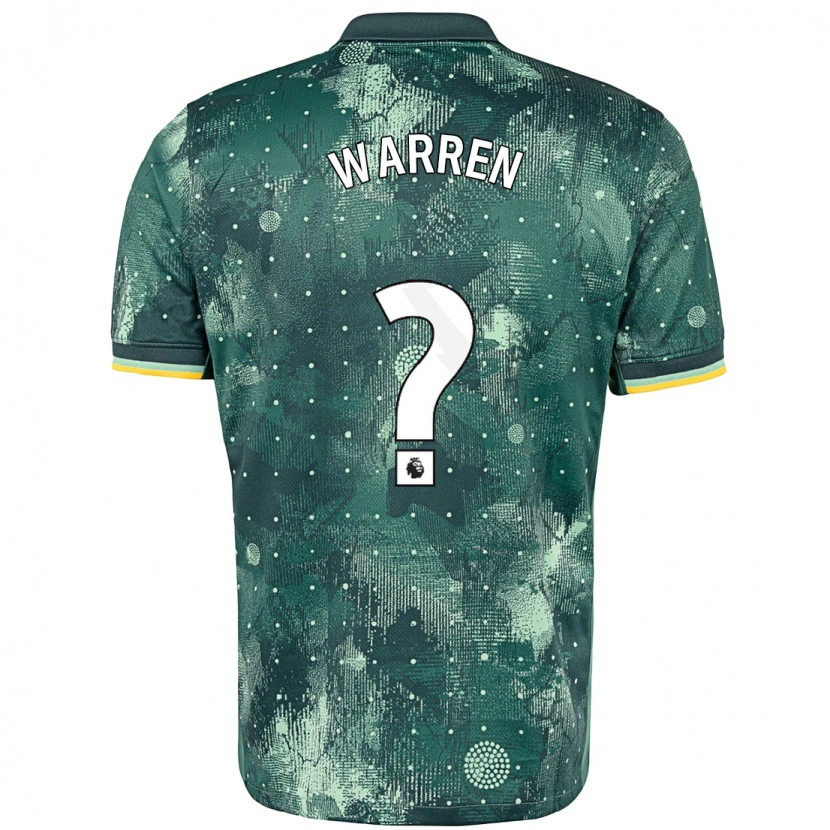 Danxen Kinder Charlie Warren #0 Mintgrün Ausweichtrikot Trikot 2024/25 T-Shirt Schweiz