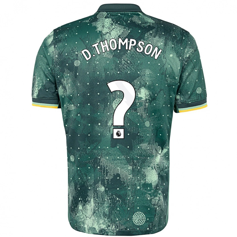 Danxen Kinder Dylan Thompson #0 Mintgrün Ausweichtrikot Trikot 2024/25 T-Shirt Schweiz