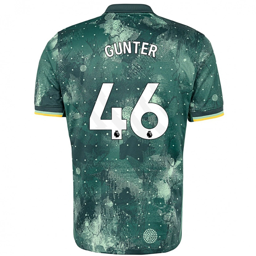 Danxen Kinder Luca Gunter #46 Mintgrün Ausweichtrikot Trikot 2024/25 T-Shirt Schweiz