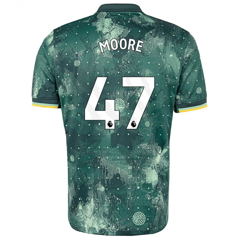 Danxen Kinder Mikey Moore #47 Mintgrün Ausweichtrikot Trikot 2024/25 T-Shirt Schweiz