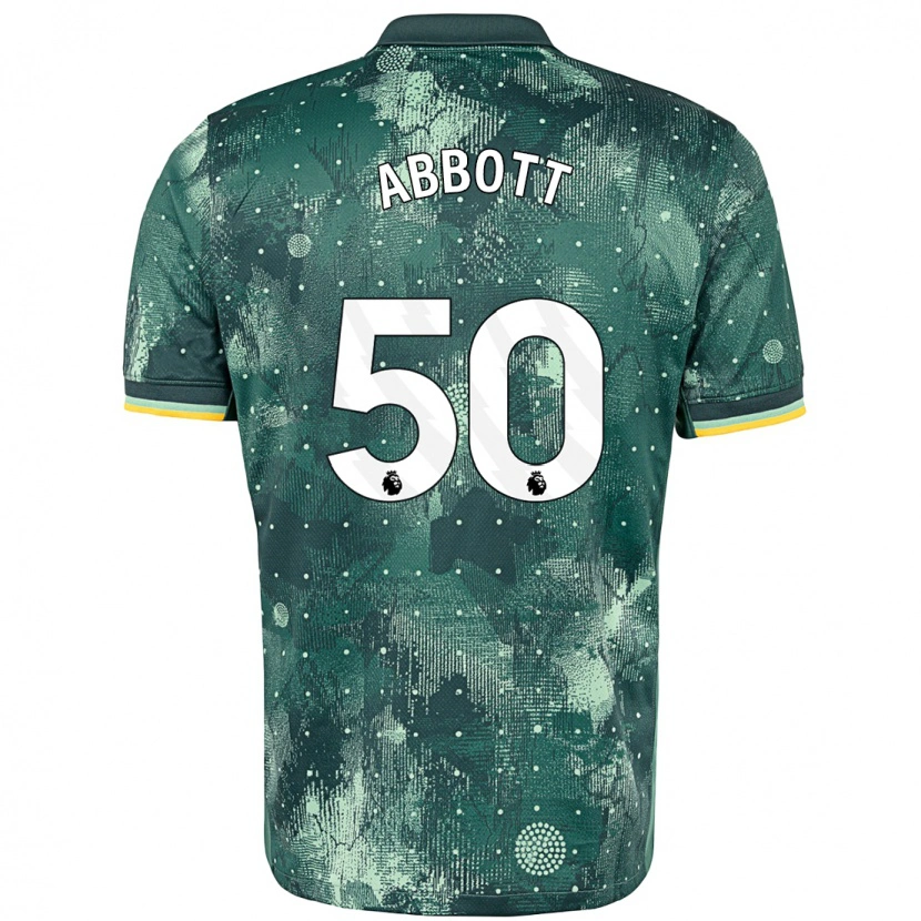 Danxen Kinder George Abbott #50 Mintgrün Ausweichtrikot Trikot 2024/25 T-Shirt Schweiz