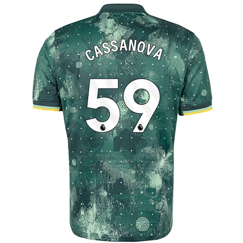 Danxen Kinder Dante Cassanova #59 Mintgrün Ausweichtrikot Trikot 2024/25 T-Shirt Schweiz