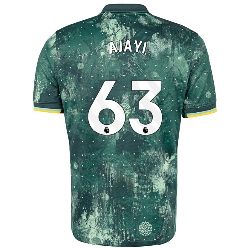 Danxen Kinder Damola Ajayi #63 Mintgrün Ausweichtrikot Trikot 2024/25 T-Shirt Schweiz