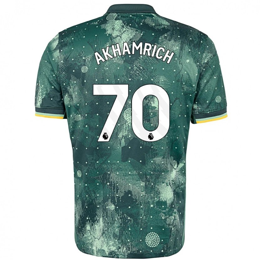 Danxen Kinder Yusuf Akhamrich #70 Mintgrün Ausweichtrikot Trikot 2024/25 T-Shirt Schweiz