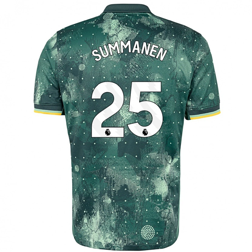 Danxen Kinder Eveliina Summanen #25 Mintgrün Ausweichtrikot Trikot 2024/25 T-Shirt Schweiz