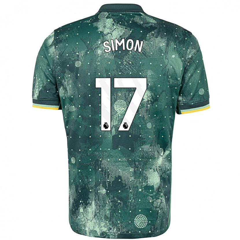 Danxen Kinder Kyah Simon #17 Mintgrün Ausweichtrikot Trikot 2024/25 T-Shirt Schweiz