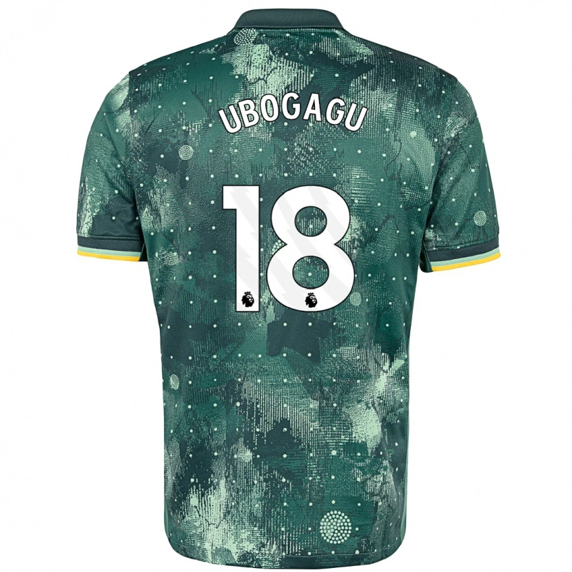 Danxen Kinder Chioma Ubogagu #18 Mintgrün Ausweichtrikot Trikot 2024/25 T-Shirt Schweiz