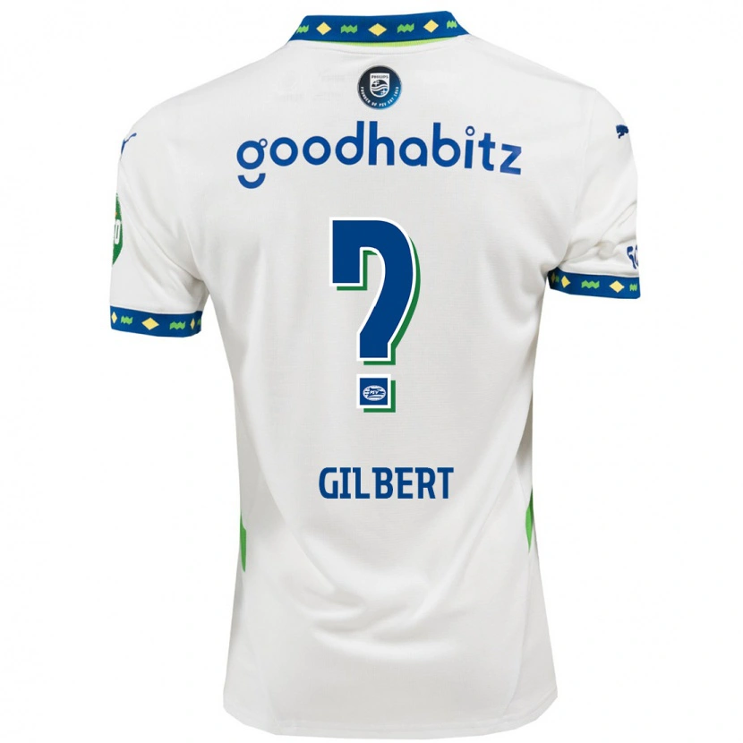 Danxen Kinder Dantaye Gilbert #0 Weiß Dunkelblau Ausweichtrikot Trikot 2024/25 T-Shirt Schweiz