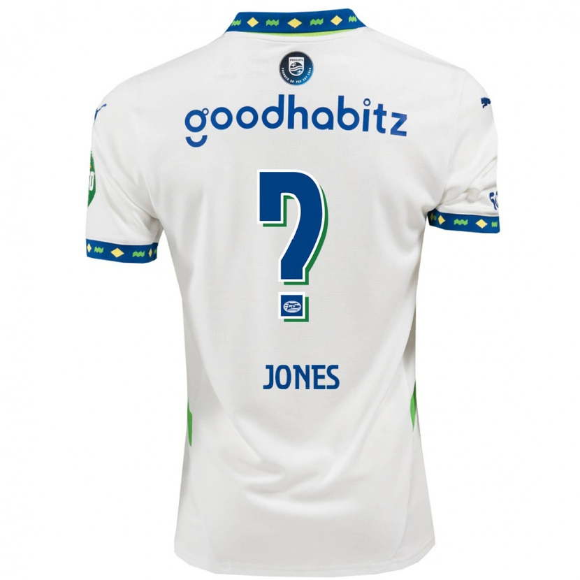 Danxen Kinder Austyn Jones #0 Weiß Dunkelblau Ausweichtrikot Trikot 2024/25 T-Shirt Schweiz