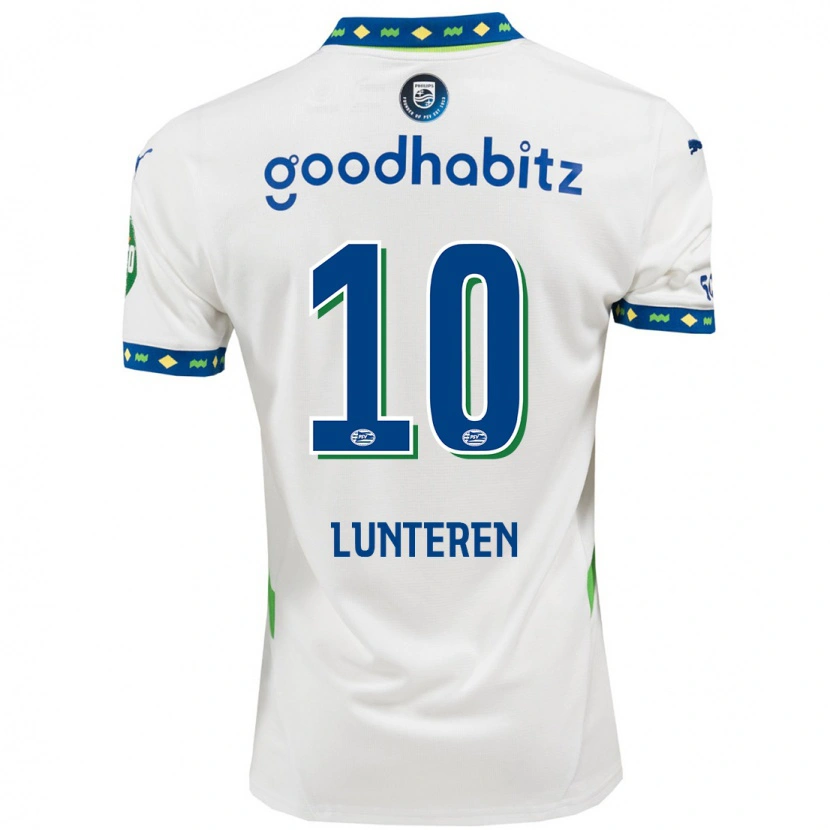 Danxen Kinder Desiree Van Lunteren #10 Weiß Dunkelblau Ausweichtrikot Trikot 2024/25 T-Shirt Schweiz