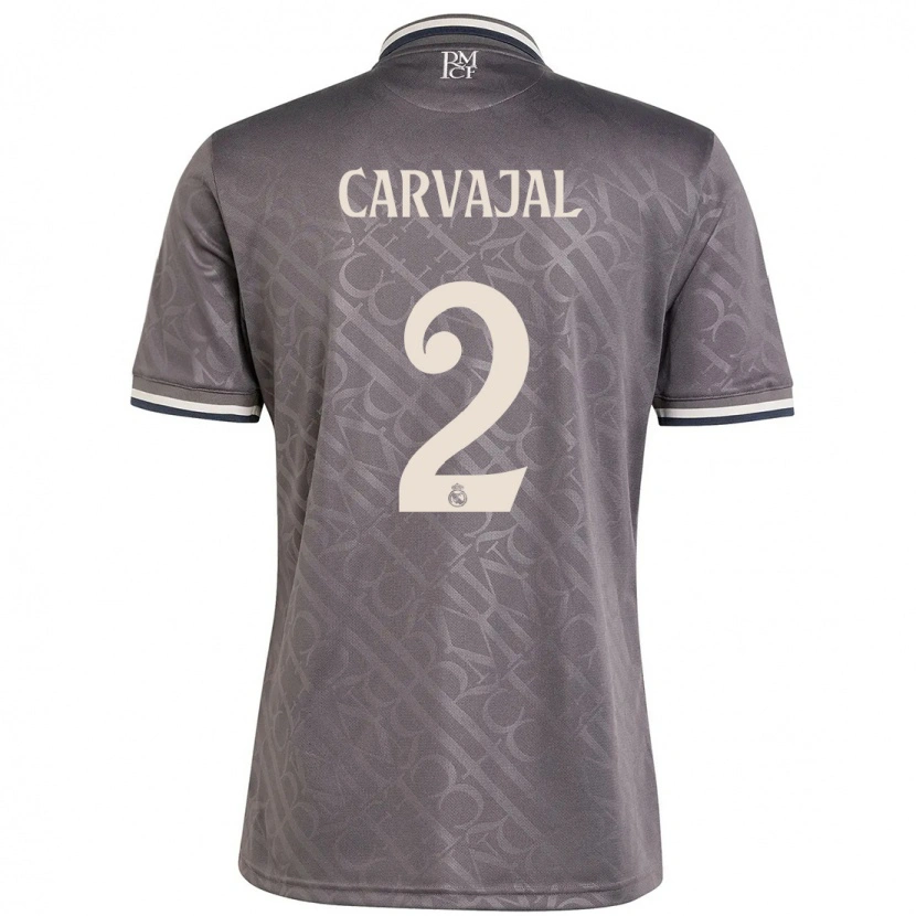 Danxen Kinder Daniel Carvajal #2 Anthrazit Ausweichtrikot Trikot 2024/25 T-Shirt Schweiz