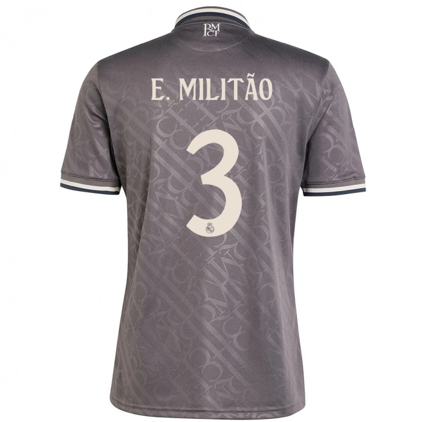 Danxen Kinder Éder Militão #3 Anthrazit Ausweichtrikot Trikot 2024/25 T-Shirt Schweiz