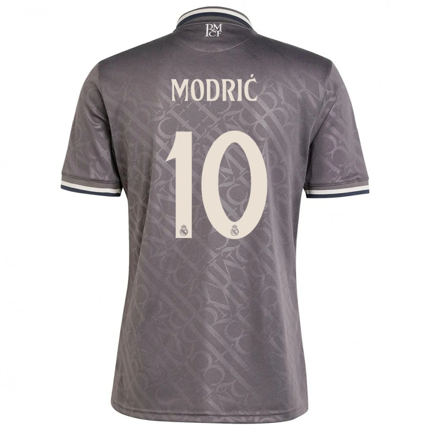 Danxen Kinder Luka Modric #10 Anthrazit Ausweichtrikot Trikot 2024/25 T-Shirt Schweiz