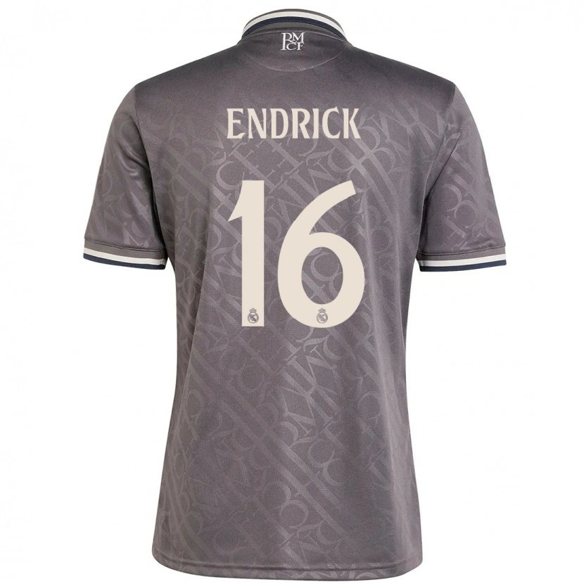 Danxen Kinder Endrick #16 Anthrazit Ausweichtrikot Trikot 2024/25 T-Shirt Schweiz