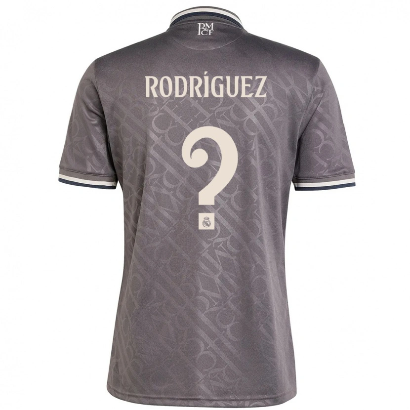 Danxen Kinder Álvaro Rodríguez #0 Anthrazit Ausweichtrikot Trikot 2024/25 T-Shirt Schweiz