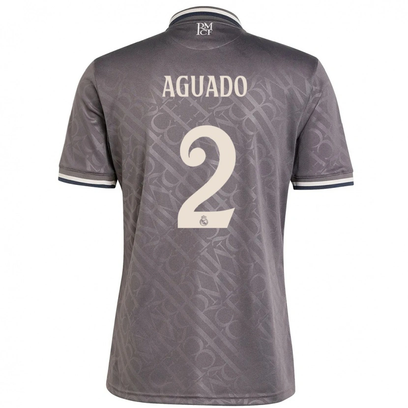 Danxen Kinder Lorenzo Aguado #2 Anthrazit Ausweichtrikot Trikot 2024/25 T-Shirt Schweiz