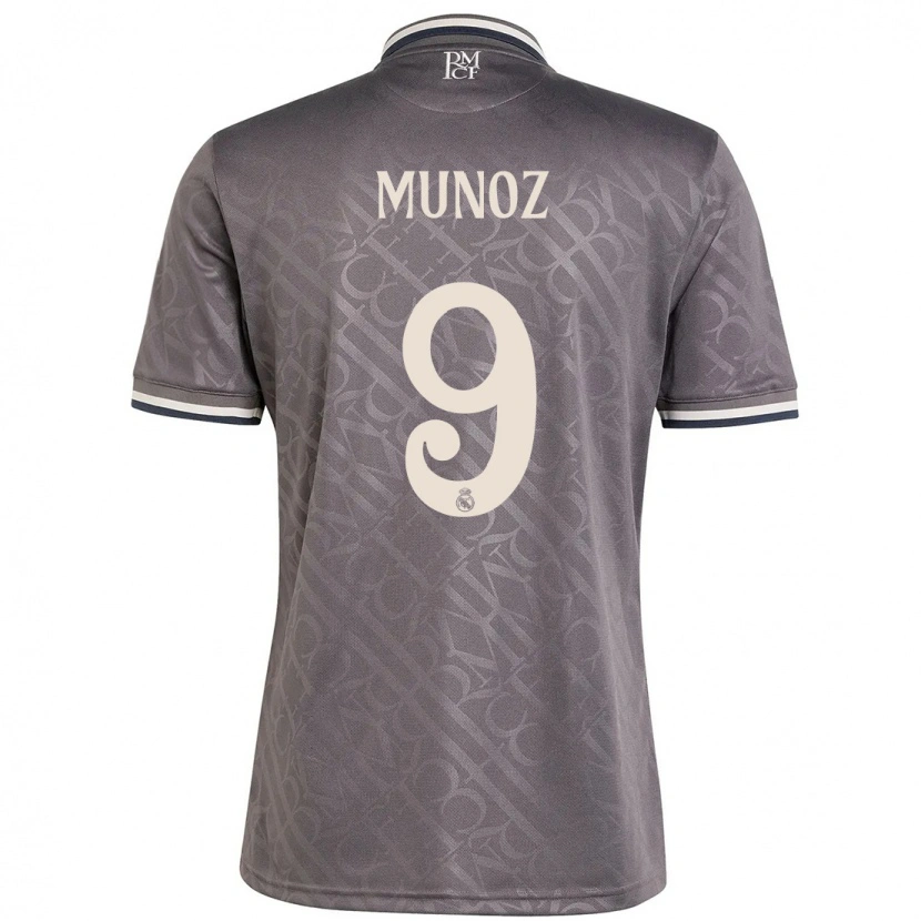 Danxen Kinder Víctor Muñoz #9 Anthrazit Ausweichtrikot Trikot 2024/25 T-Shirt Schweiz