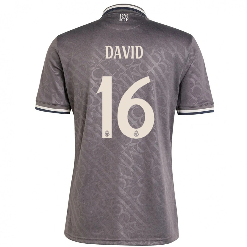 Danxen Kinder Antonio David #16 Anthrazit Ausweichtrikot Trikot 2024/25 T-Shirt Schweiz