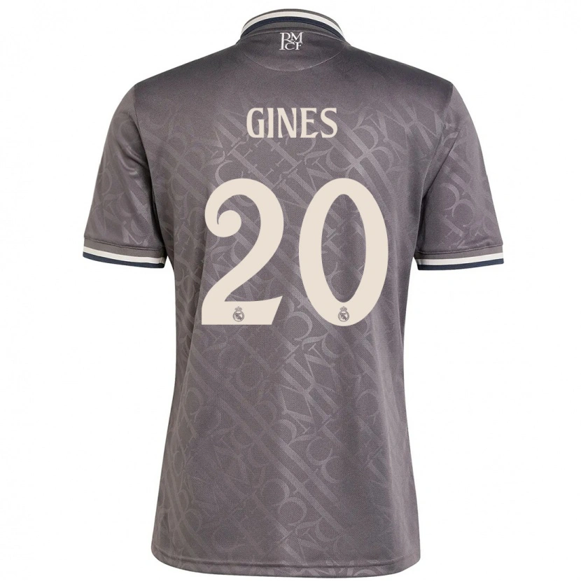 Danxen Kinder Álvaro Ginés #20 Anthrazit Ausweichtrikot Trikot 2024/25 T-Shirt Schweiz