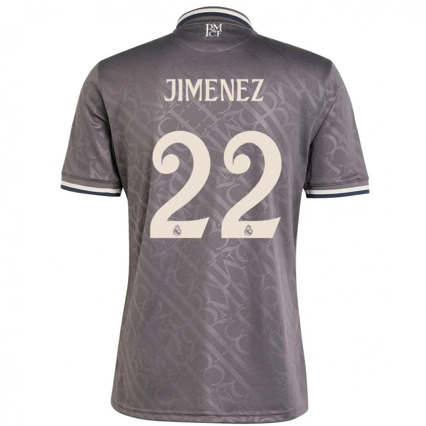 Danxen Kinder David Jiménez #22 Anthrazit Ausweichtrikot Trikot 2024/25 T-Shirt Schweiz