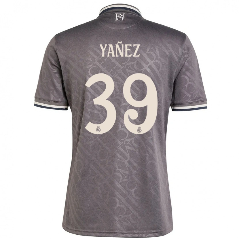 Danxen Kinder Daniel Yañez #39 Anthrazit Ausweichtrikot Trikot 2024/25 T-Shirt Schweiz