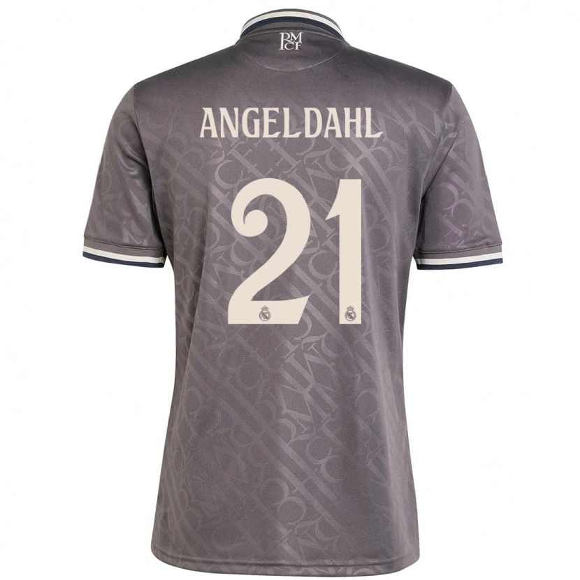 Danxen Kinder Filippa Angeldahl #21 Anthrazit Ausweichtrikot Trikot 2024/25 T-Shirt Schweiz