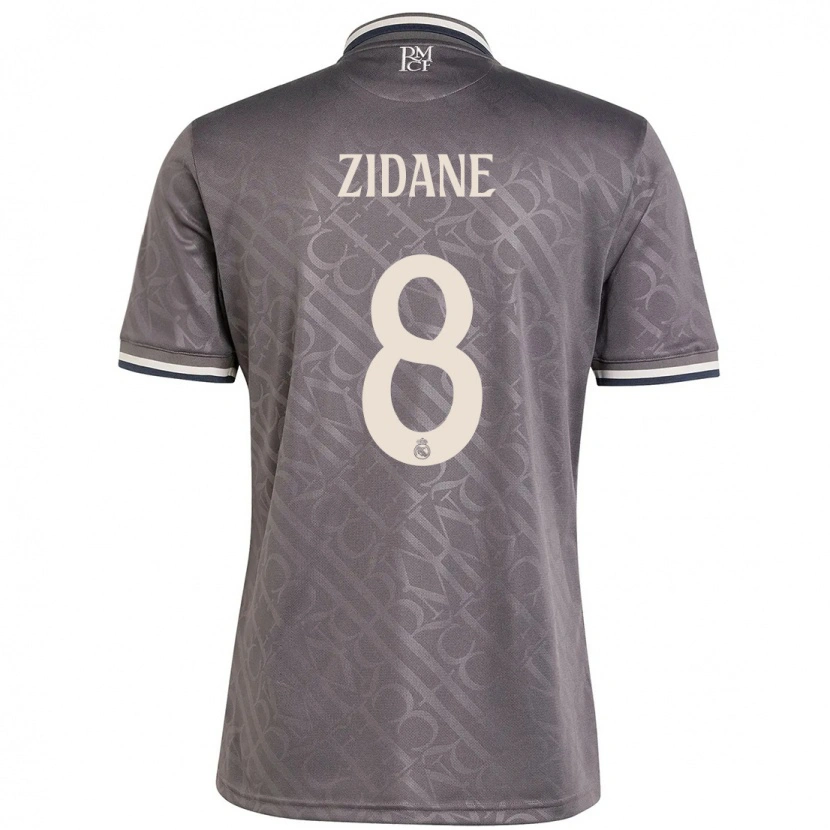 Danxen Kinder Théo Zidane #8 Anthrazit Ausweichtrikot Trikot 2024/25 T-Shirt Schweiz