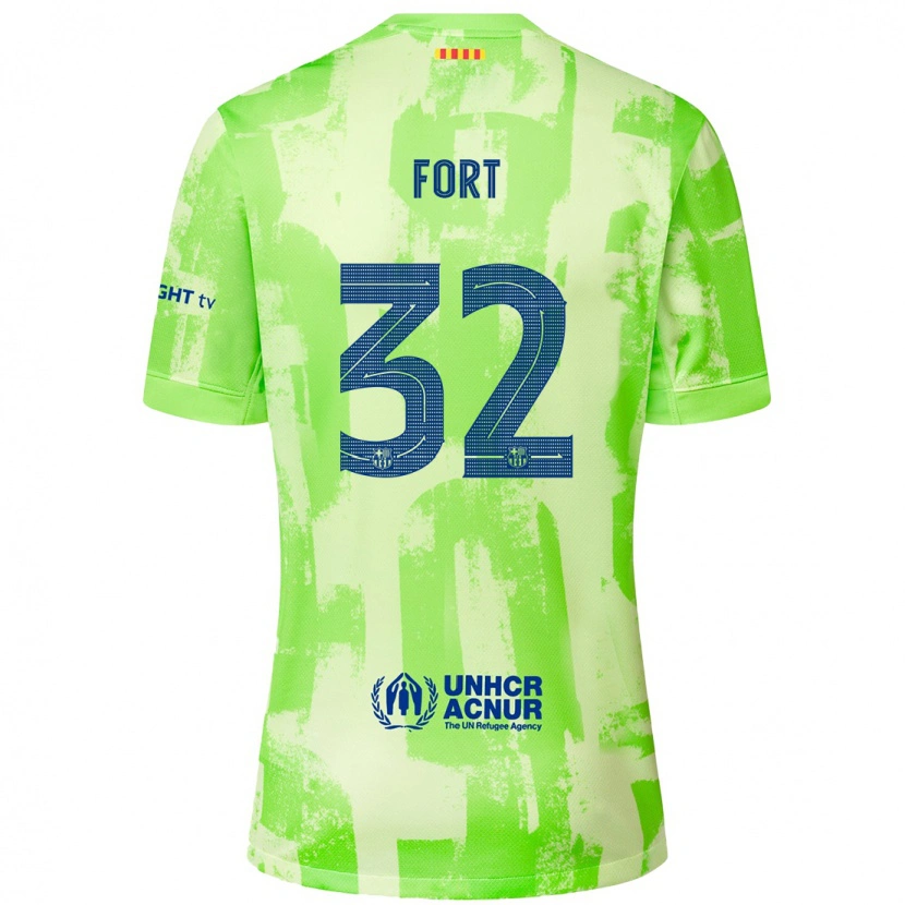 Danxen Kinder Héctor Fort #32 Limettengrün Ausweichtrikot Trikot 2024/25 T-Shirt Schweiz