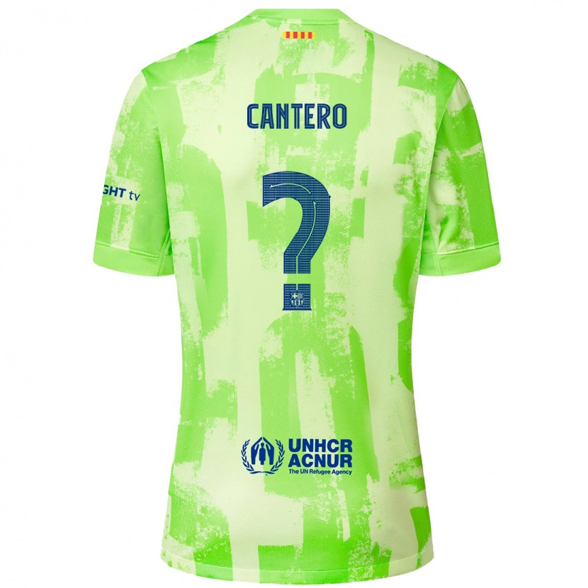 Danxen Kinder Rubén Cantero #0 Limettengrün Ausweichtrikot Trikot 2024/25 T-Shirt Schweiz